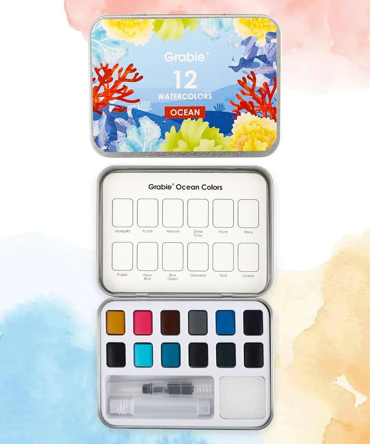 Watercolor Pocket Ocean