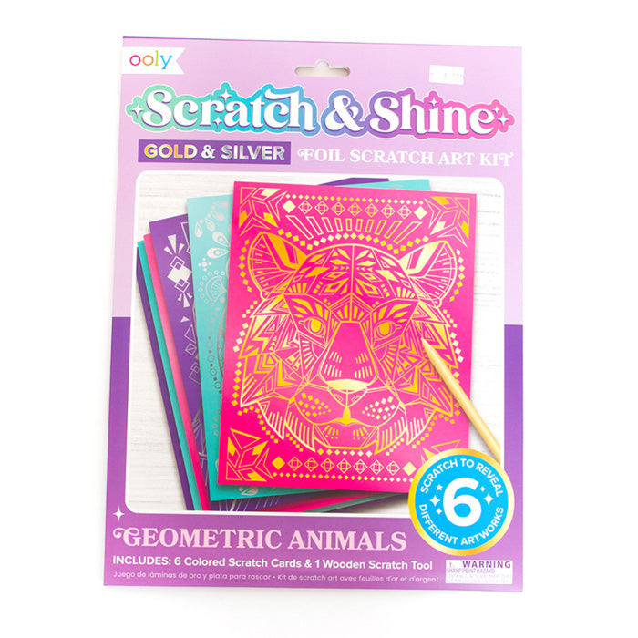 Foil Art Kits Geo Animals-1