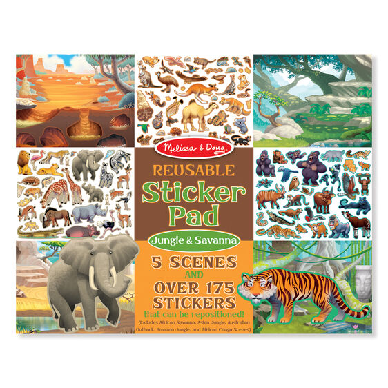 Reusable Sticker Jungle-1