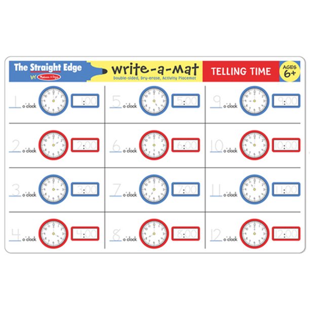 Telling Time Learning Mat