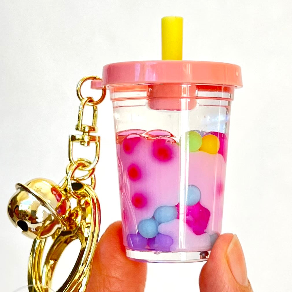 Pastel Boba Keycharm