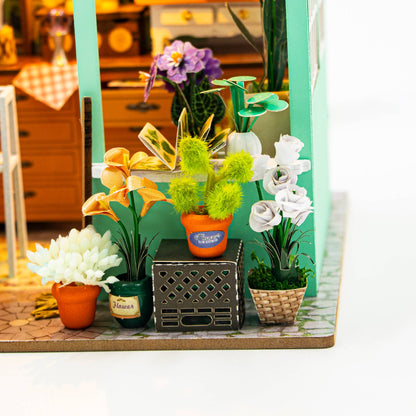 DIY Miniature House Kit: Petal & Bloom