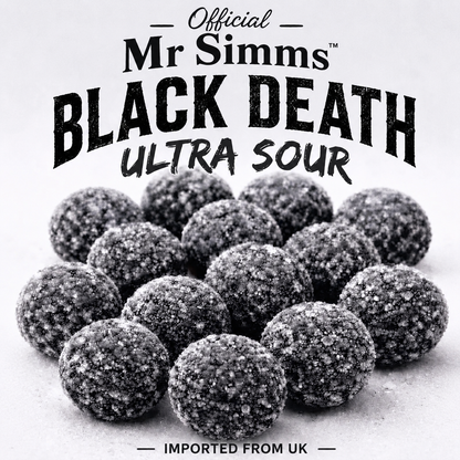Mr. Simms Sweet Shoppe: Mr. Simms Black Death Ultra Sour🇬🇧