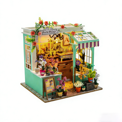 DIY Miniature House Kit: Petal & Bloom