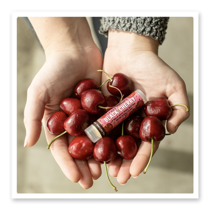 All Natural, Vegan Black Cherry Lip Balm
