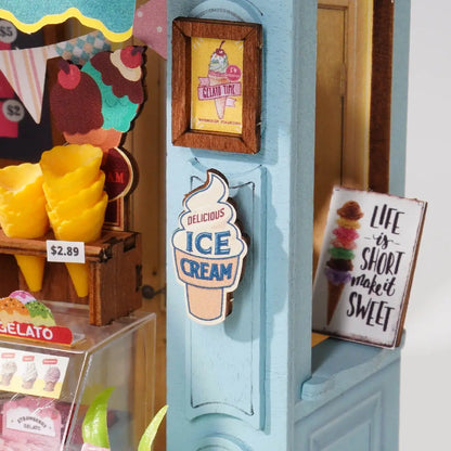 DIY Miniature House Kit: Gelato Stall