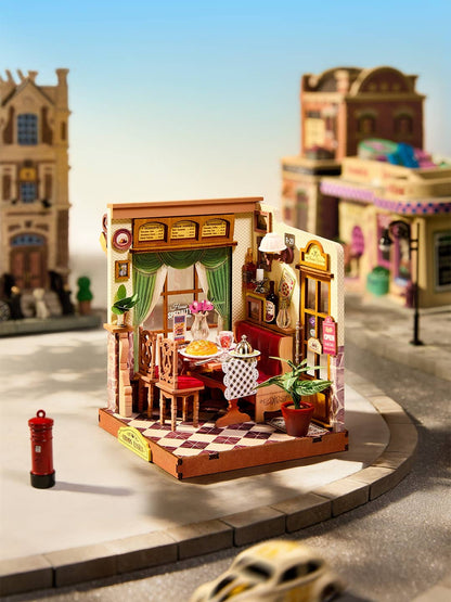 DIY Miniature House Kit: Champs-Élysées Bistro