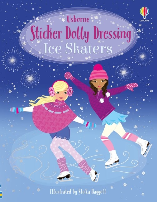 Sticker Dolly Ice Skaters