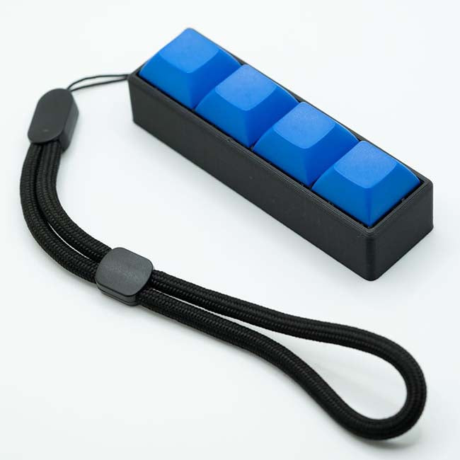 Blue Fidget Key Bar