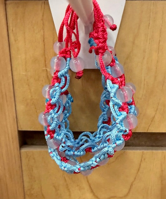 Knotted Rope Bead Bracele