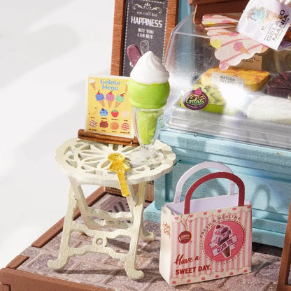 DIY Miniature House Kit: Gelato Stall