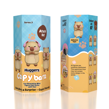 Capybara Huggers: The Phone Hugging Animals Series 3 Collectable Figurine Blind Bag
