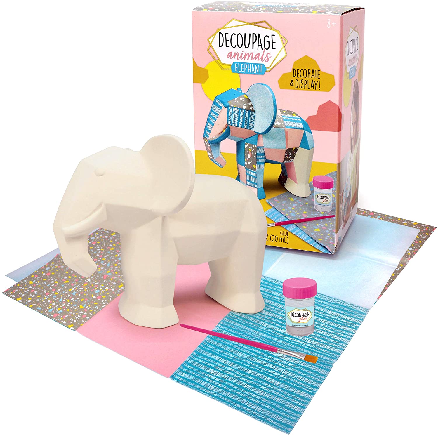 Decoupage Elephant