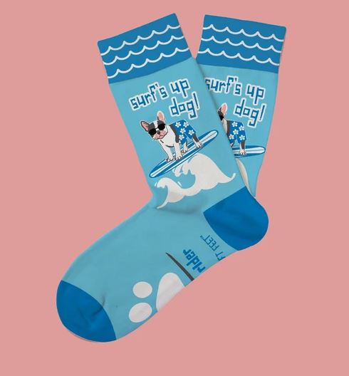 Surfs Up Dog Sock-1