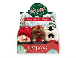 Christmas Socks Fuzzy-1