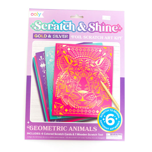 Foil Art Kits Geo Animals-1