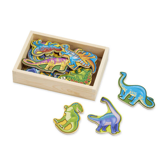Wooden Dinosaur Magnets-1