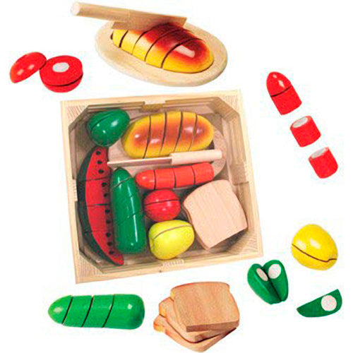 Wooden Food in a Box