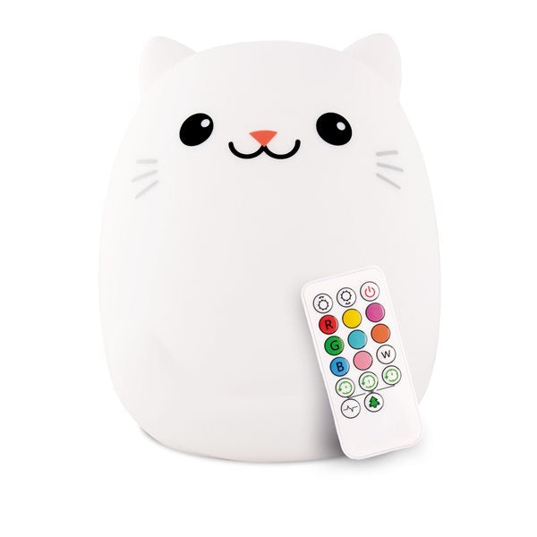 Lumipetsgö¼-½ Cat with Remote - Children's Nursery Touch Night Light