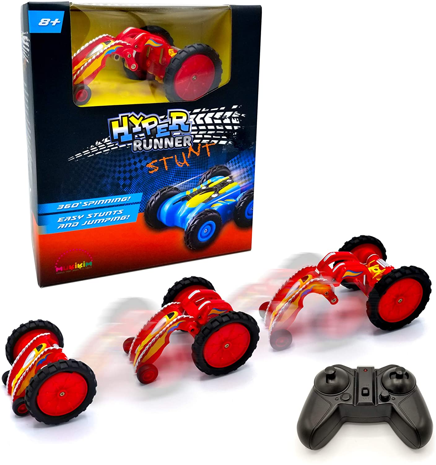 Hyper Runner Red Stunt RC Car-1