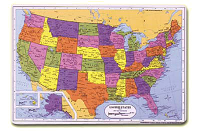 USA Map Placemat