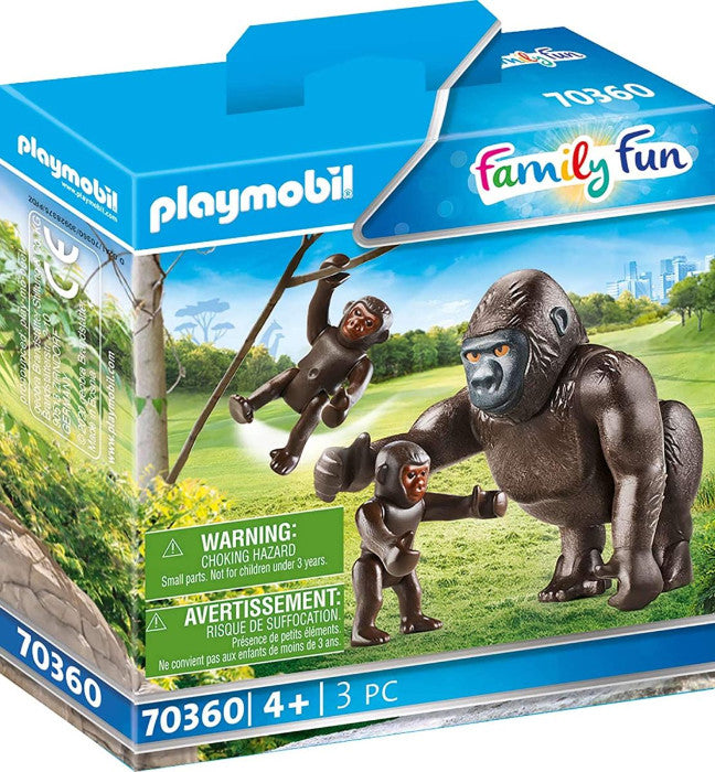 Gorilla with Babies