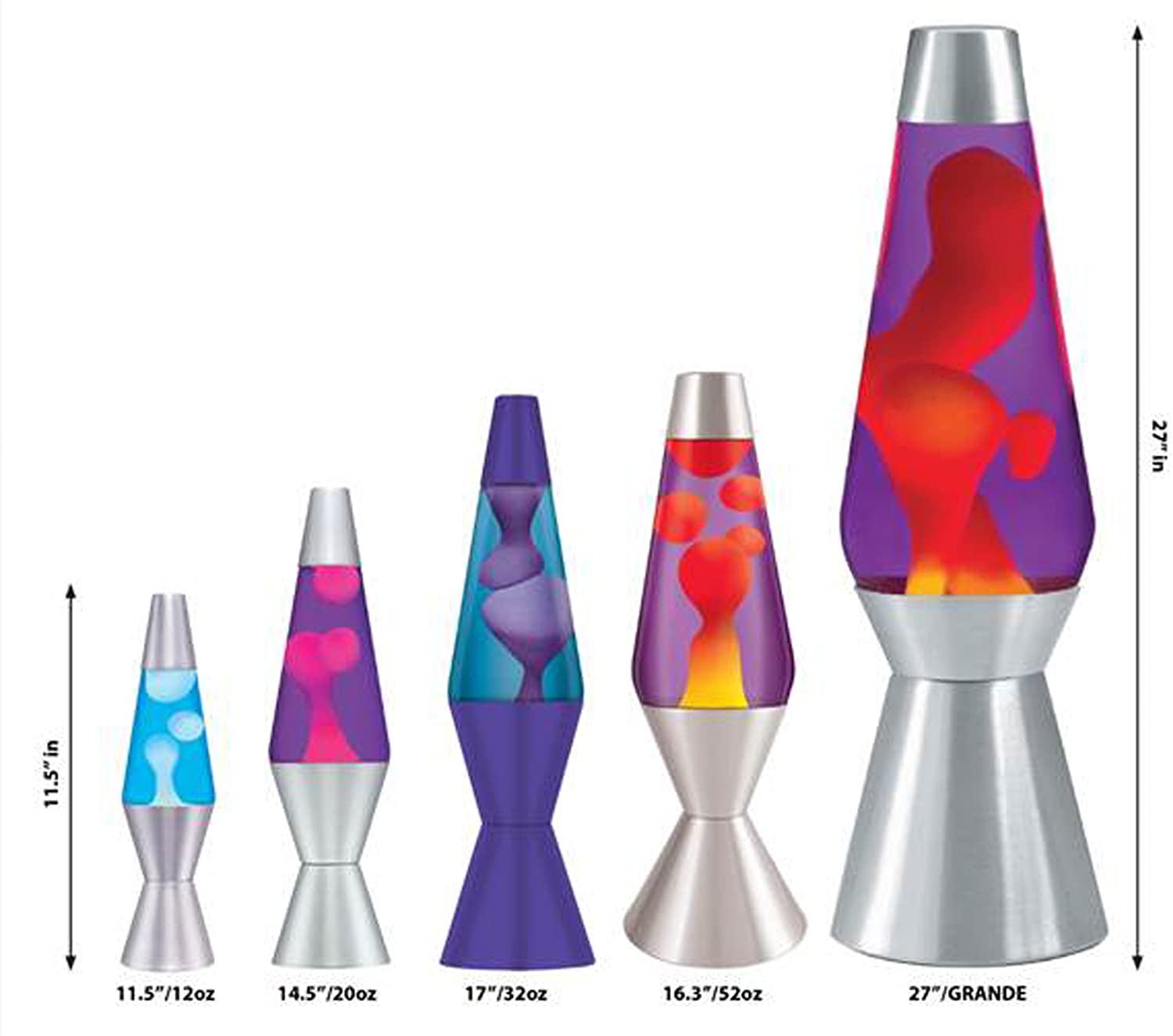 Lava Lamp Purple Metallic