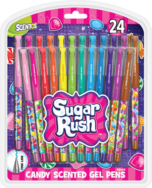 24pk Gel Pens Scented