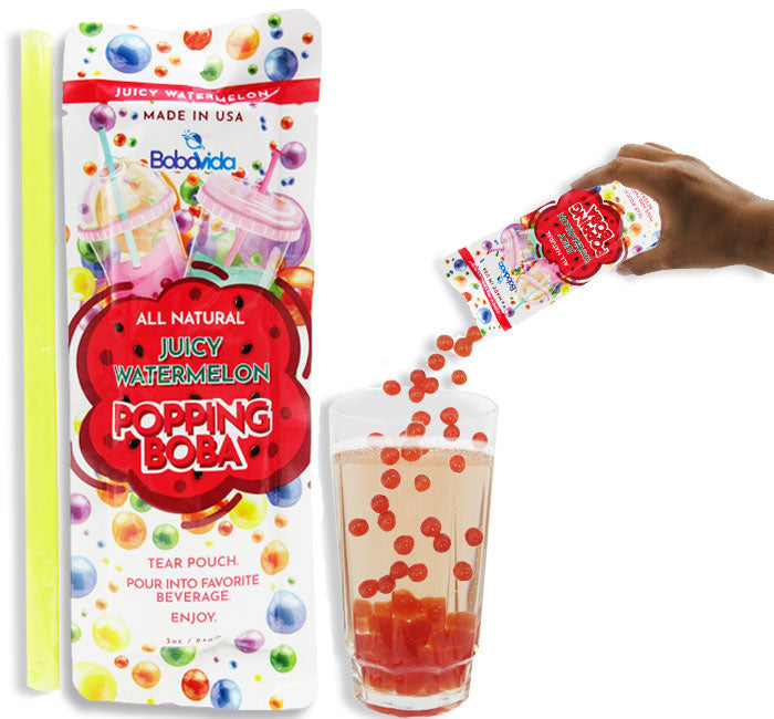 Watermelon Boba