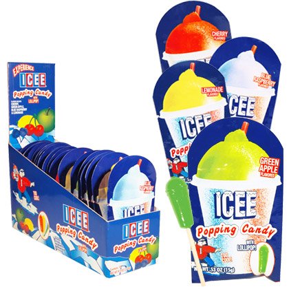 Icee Popping Cndy Lollipp