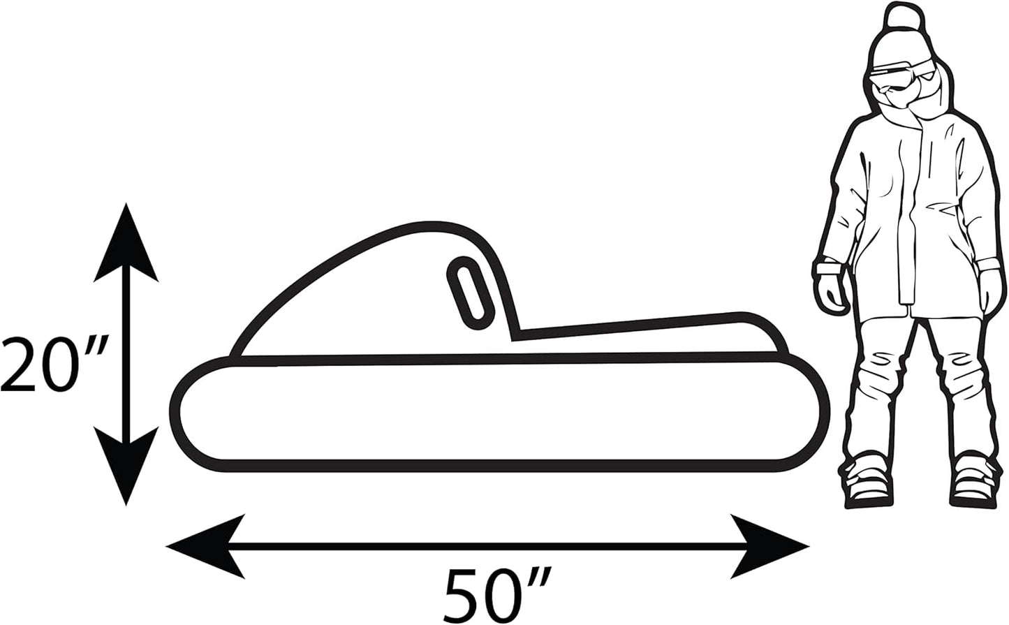 Xtreme Snowmobile Sled-1