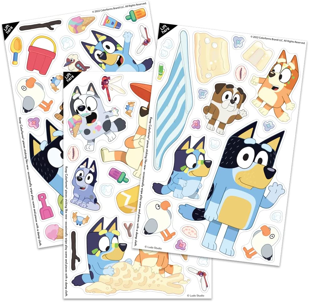 Colorforms Bluey Travel