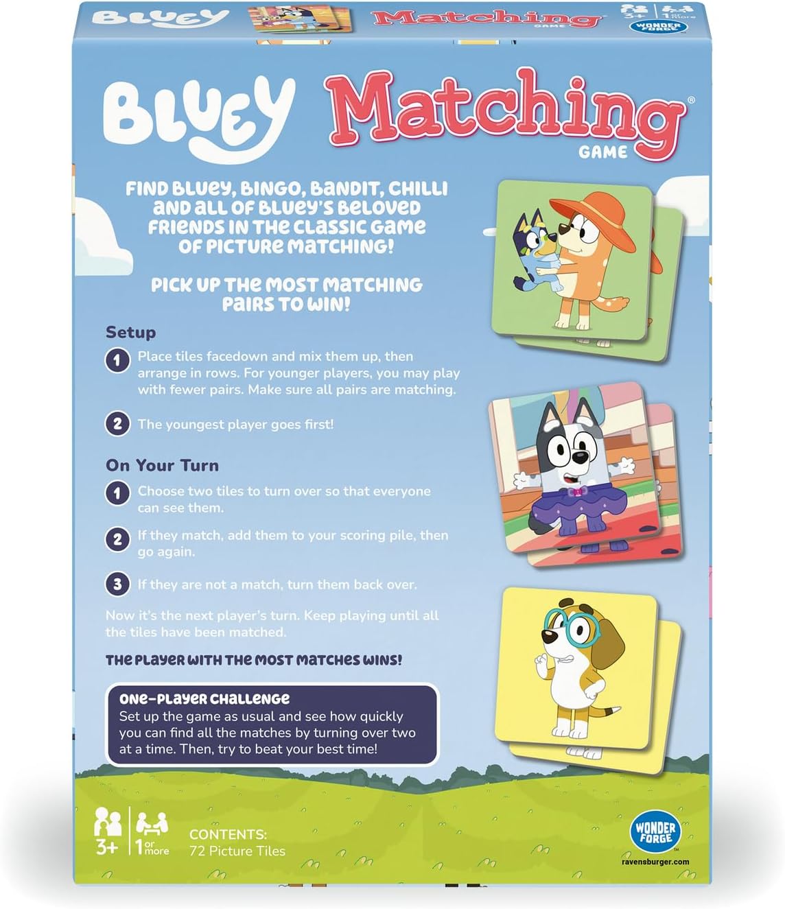 Bluey Matching Game