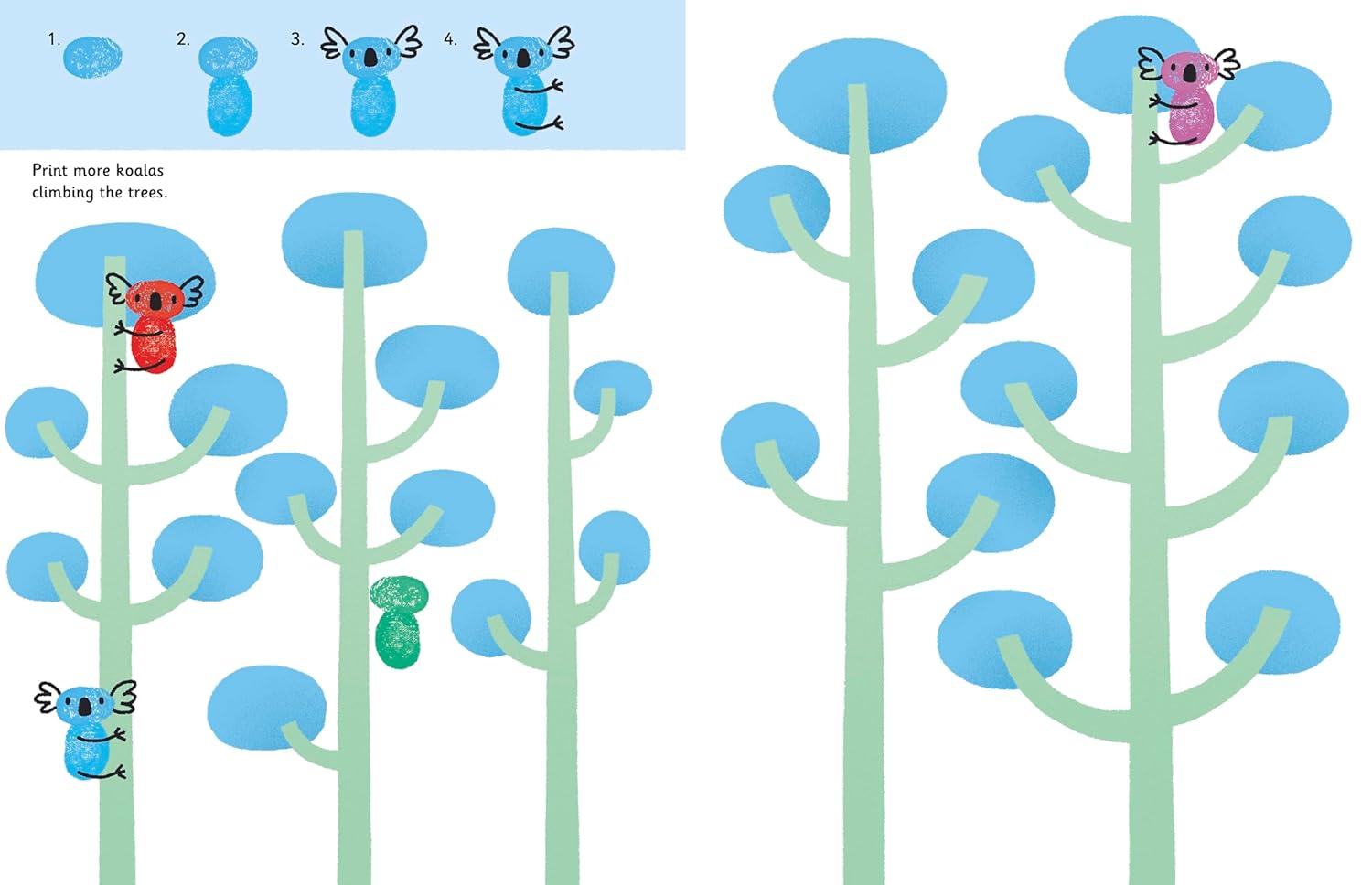 Fingerprint Animals Book-1