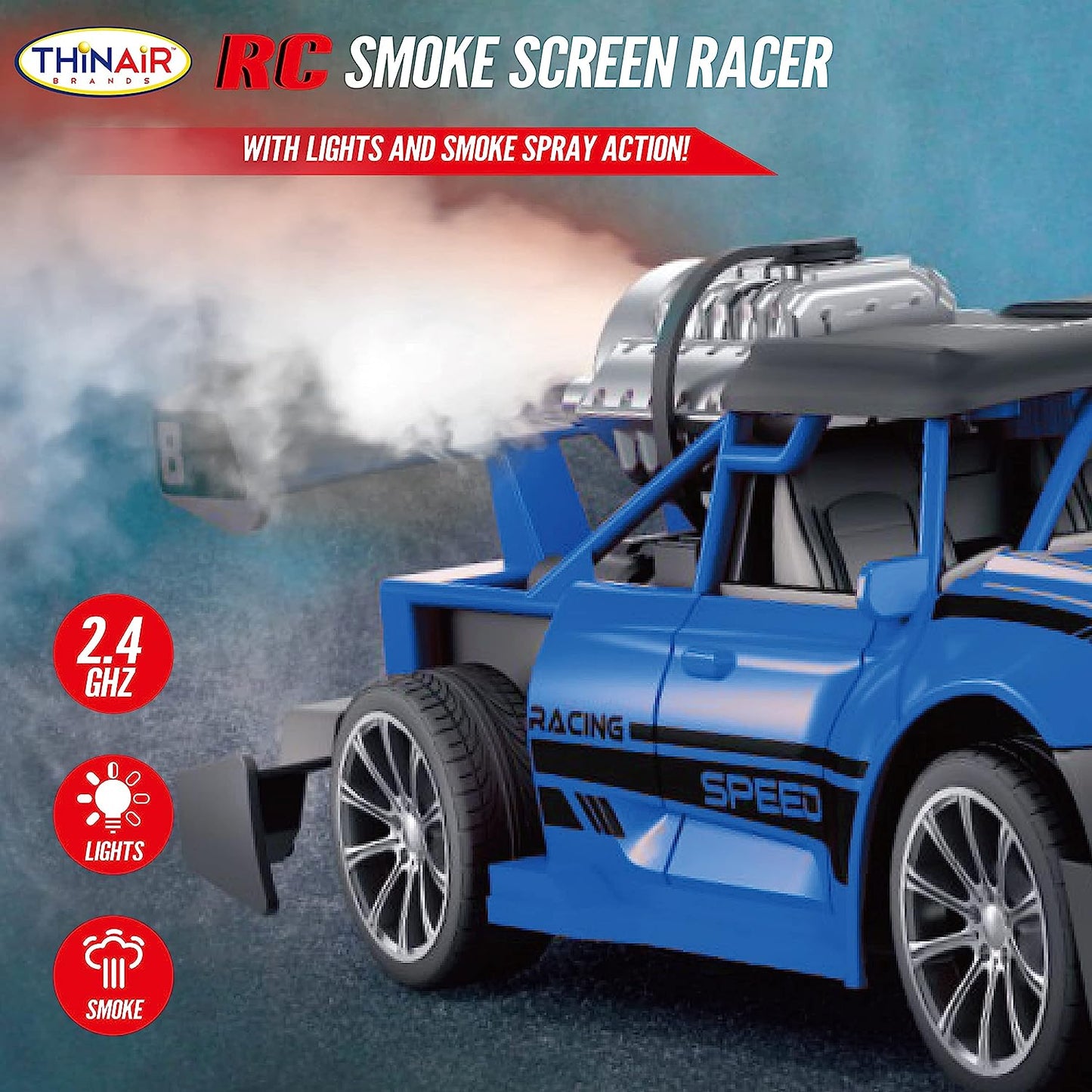 Rc Smoke Racer Blue