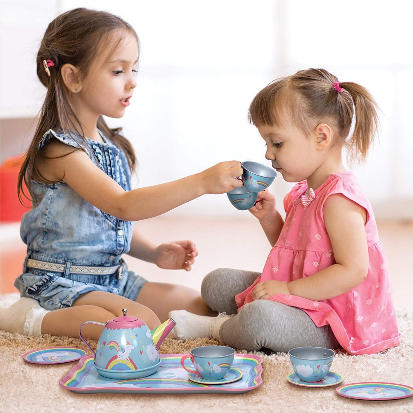 Unicorn Tin Tea Set-1