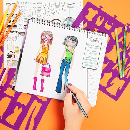 Glam Fashion Sketch Set