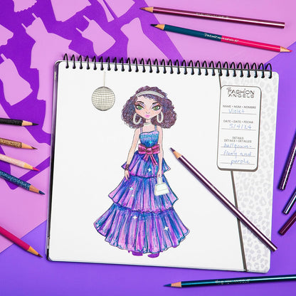 Glam Fashion Sketch Set