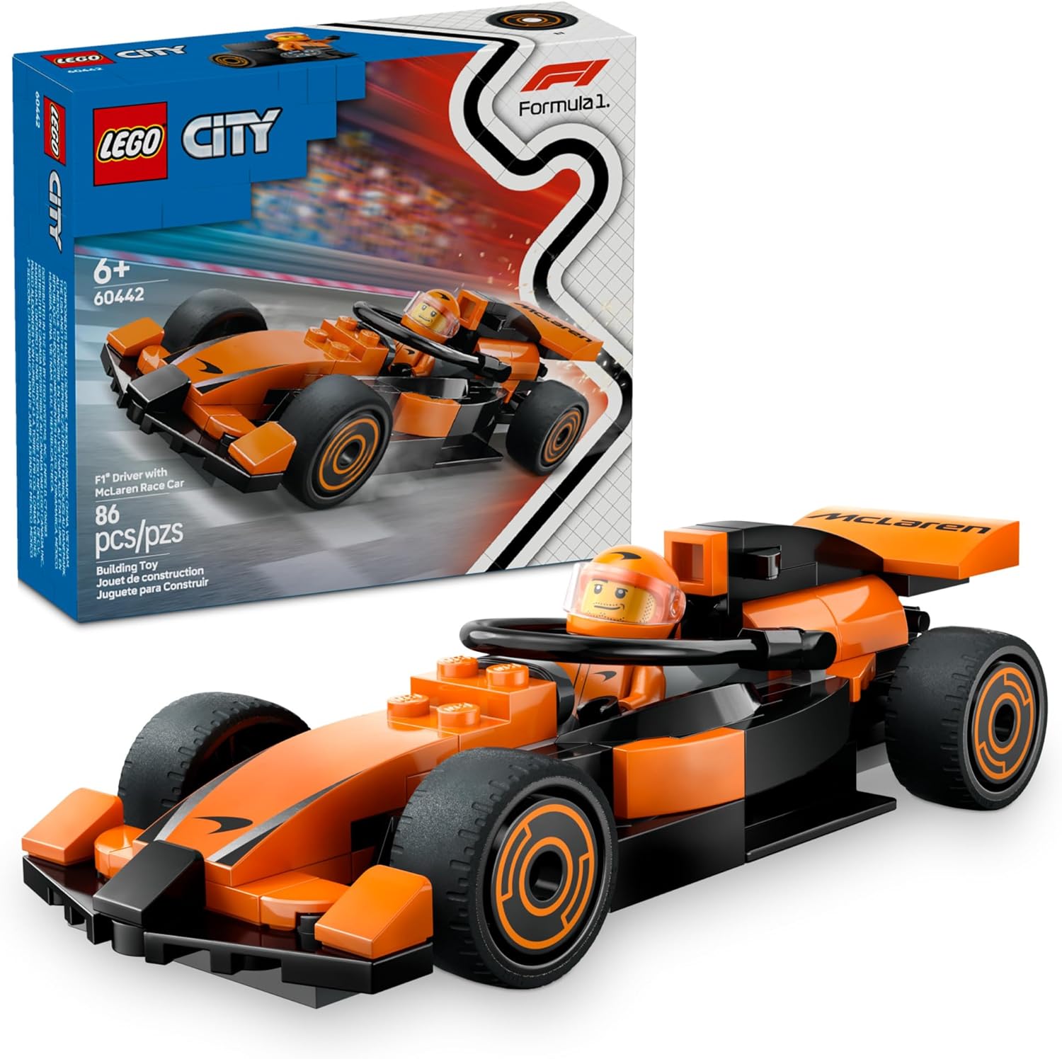 Driver W Mclaren Race Car