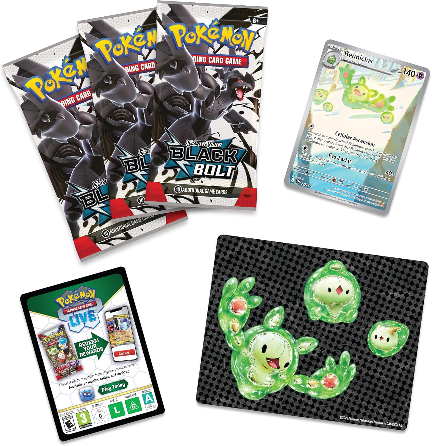 Pokemon Black Bolt 3pk