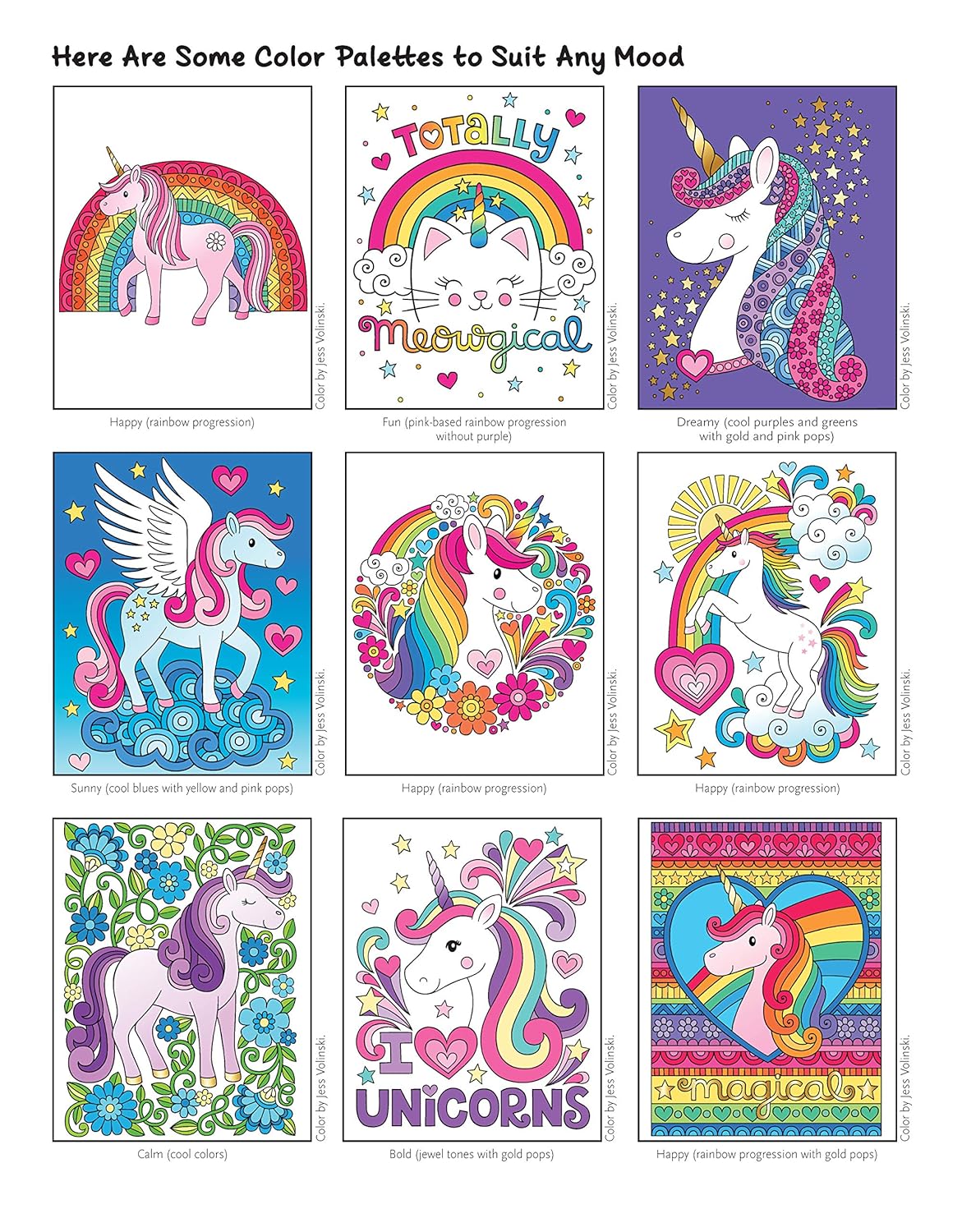 Notebook Doodles Unicorns