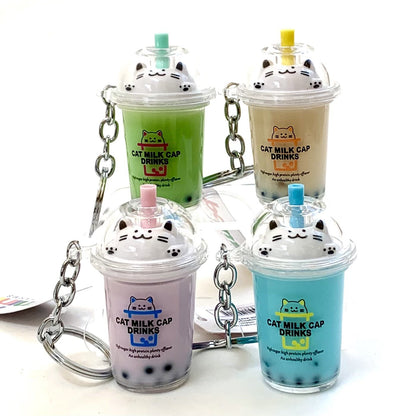 Boba Tea Cat Charm