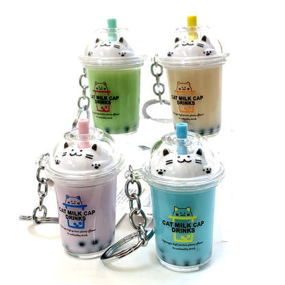 Boba Tea Cat Charm