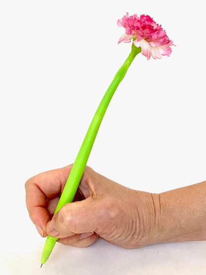 Carnation Flower Gel Pen