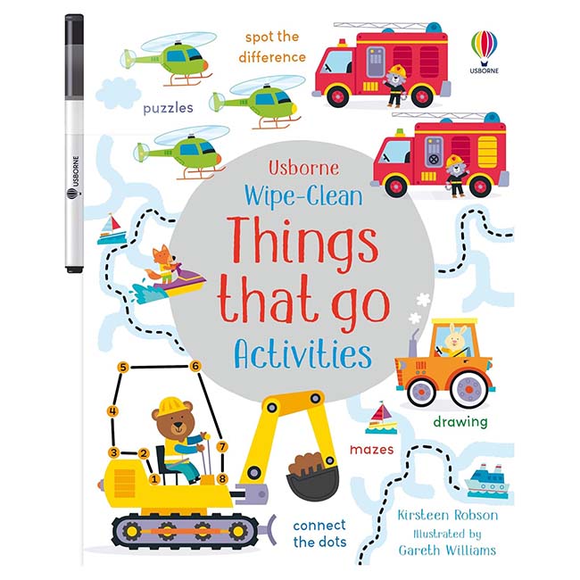 Wipe-Clean Things That Go Activities-1