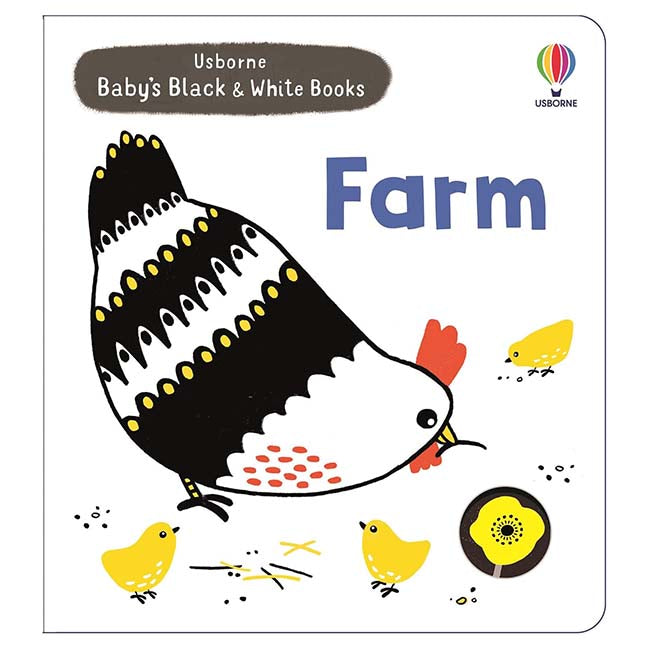 Baby's Black and White Books Farm-1