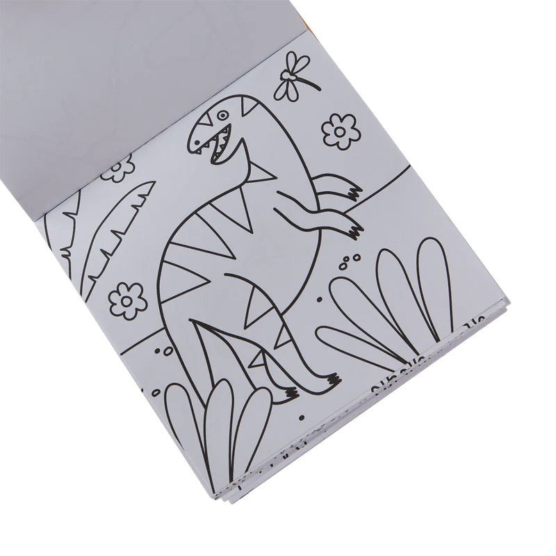 Carry Along Coloring Book Set Dinoland