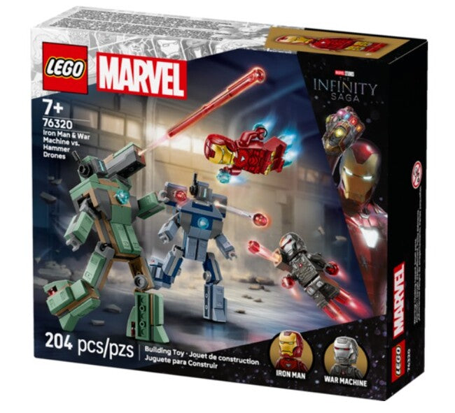 Legogö¼-½ Marvel Iron Man & War Machine Vs Hammer Drones