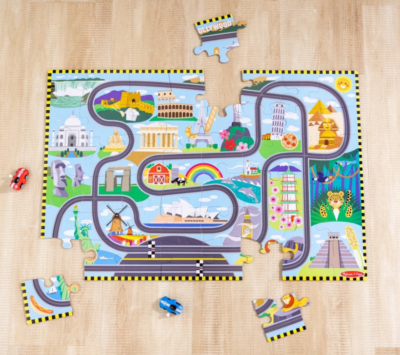 Race Track Floor Puzzle-1