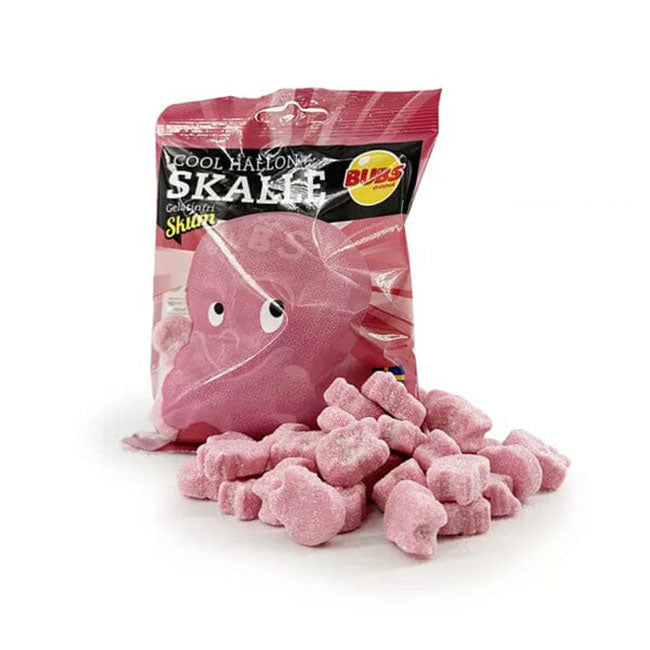 Bubs Cool Raspberry Foam Skulls